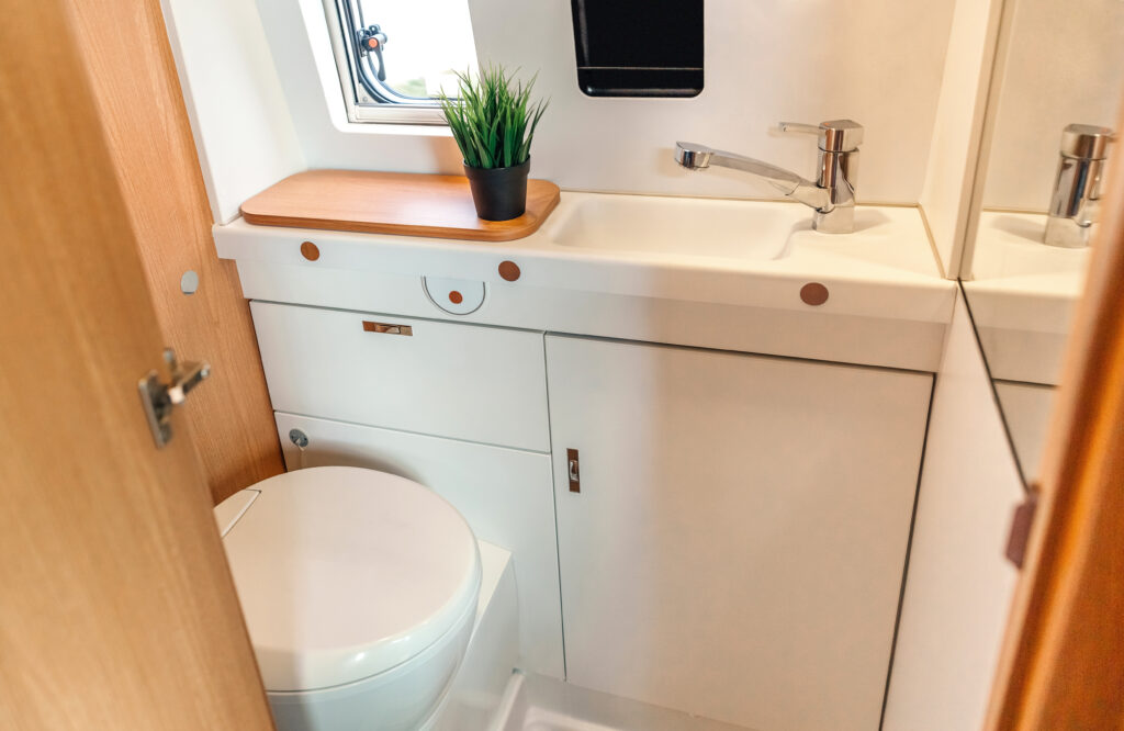 bathrooms in a yacht