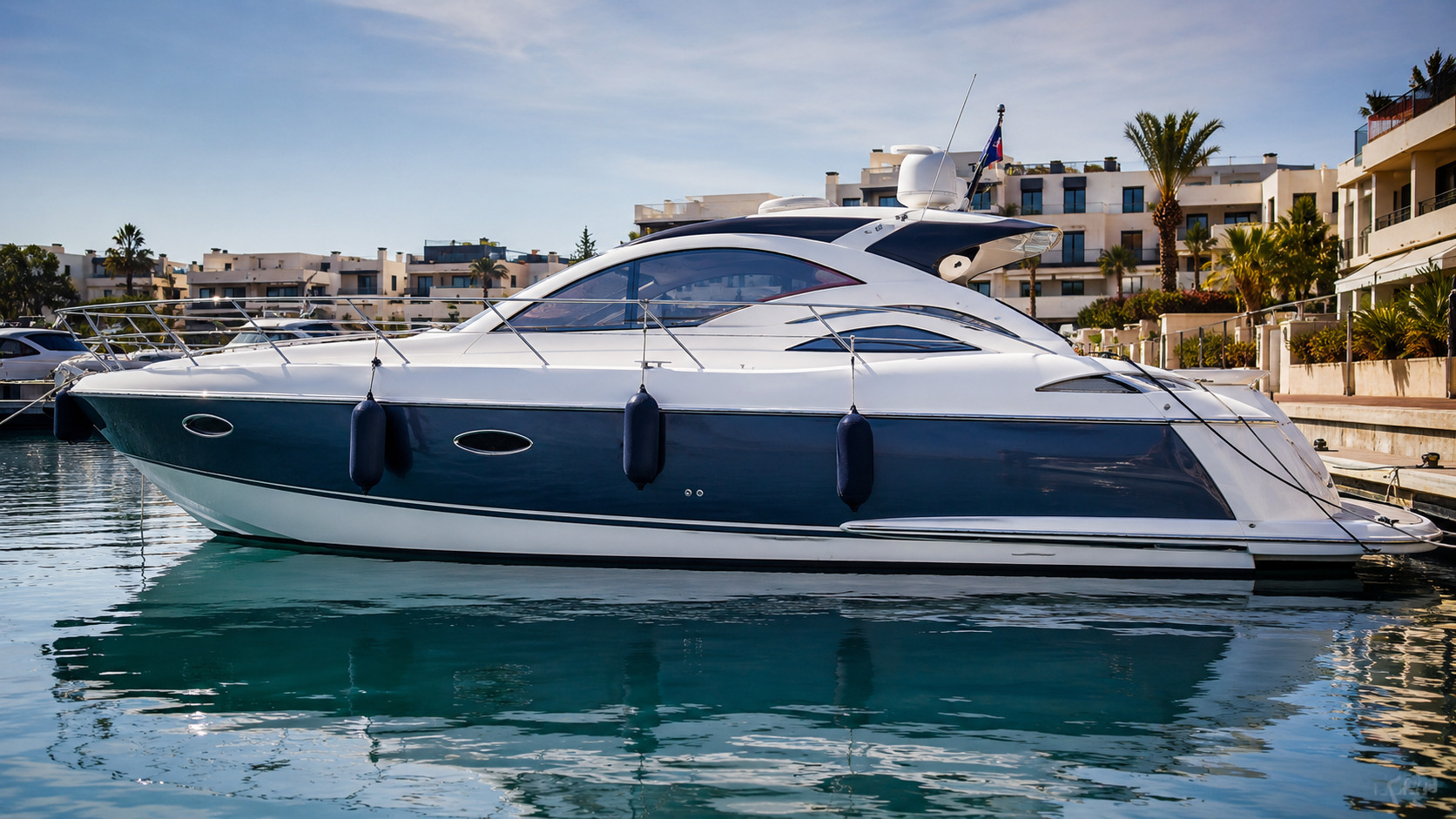 azimut atlantis 45 dock arrival 01