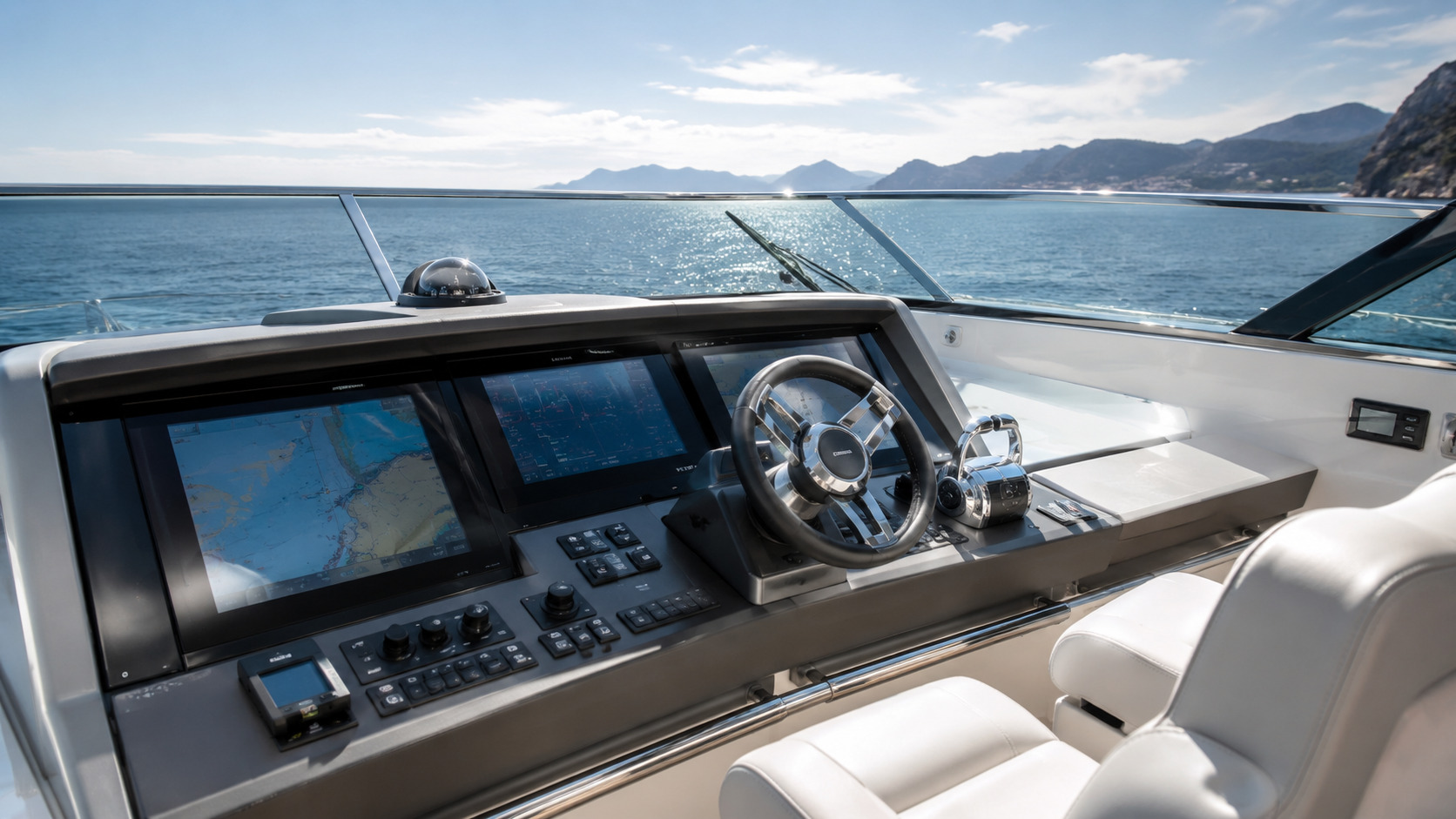 azimut fly 60 flybridge helm 01