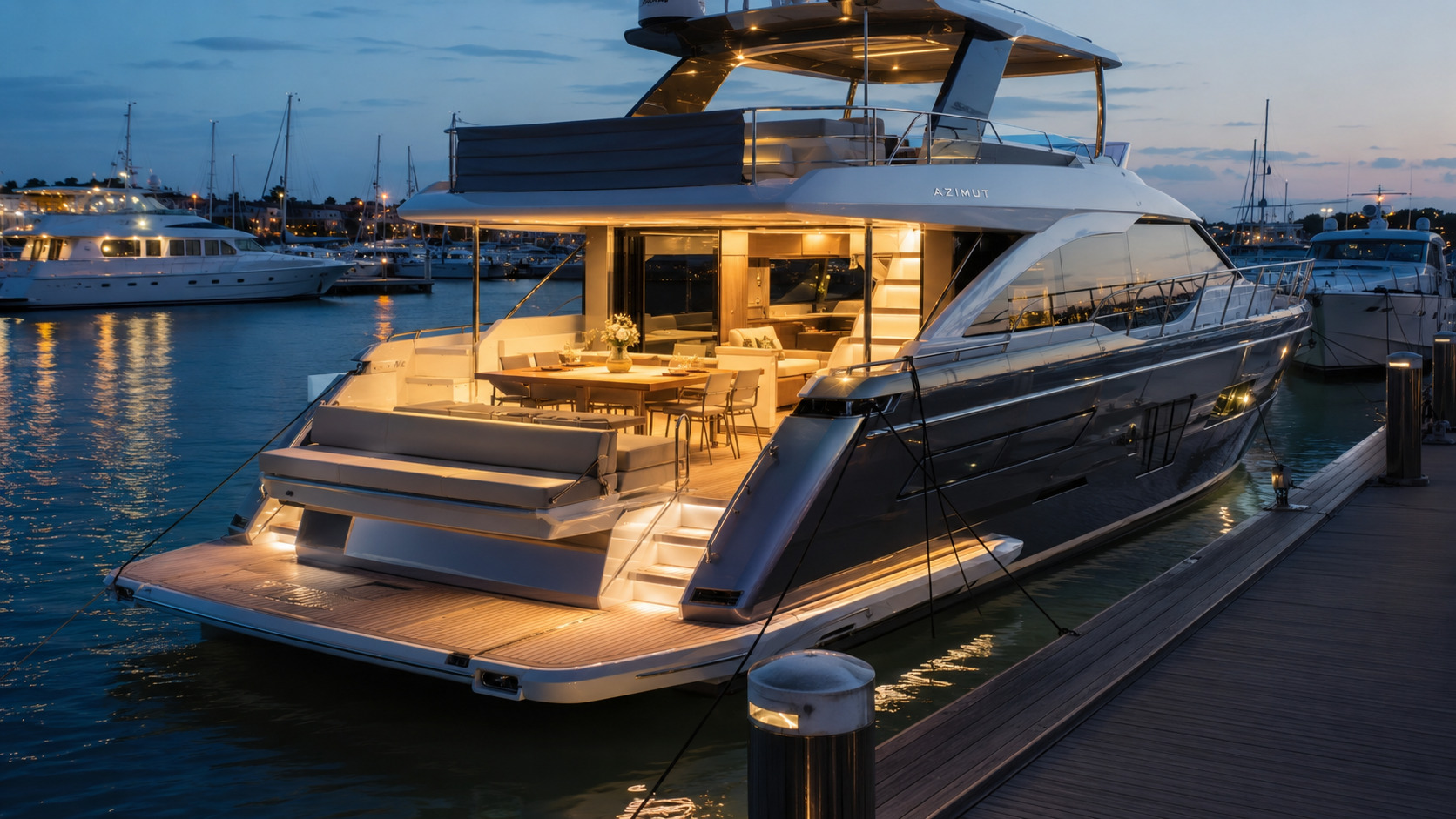 azimut fly 62 twilight dockside 01