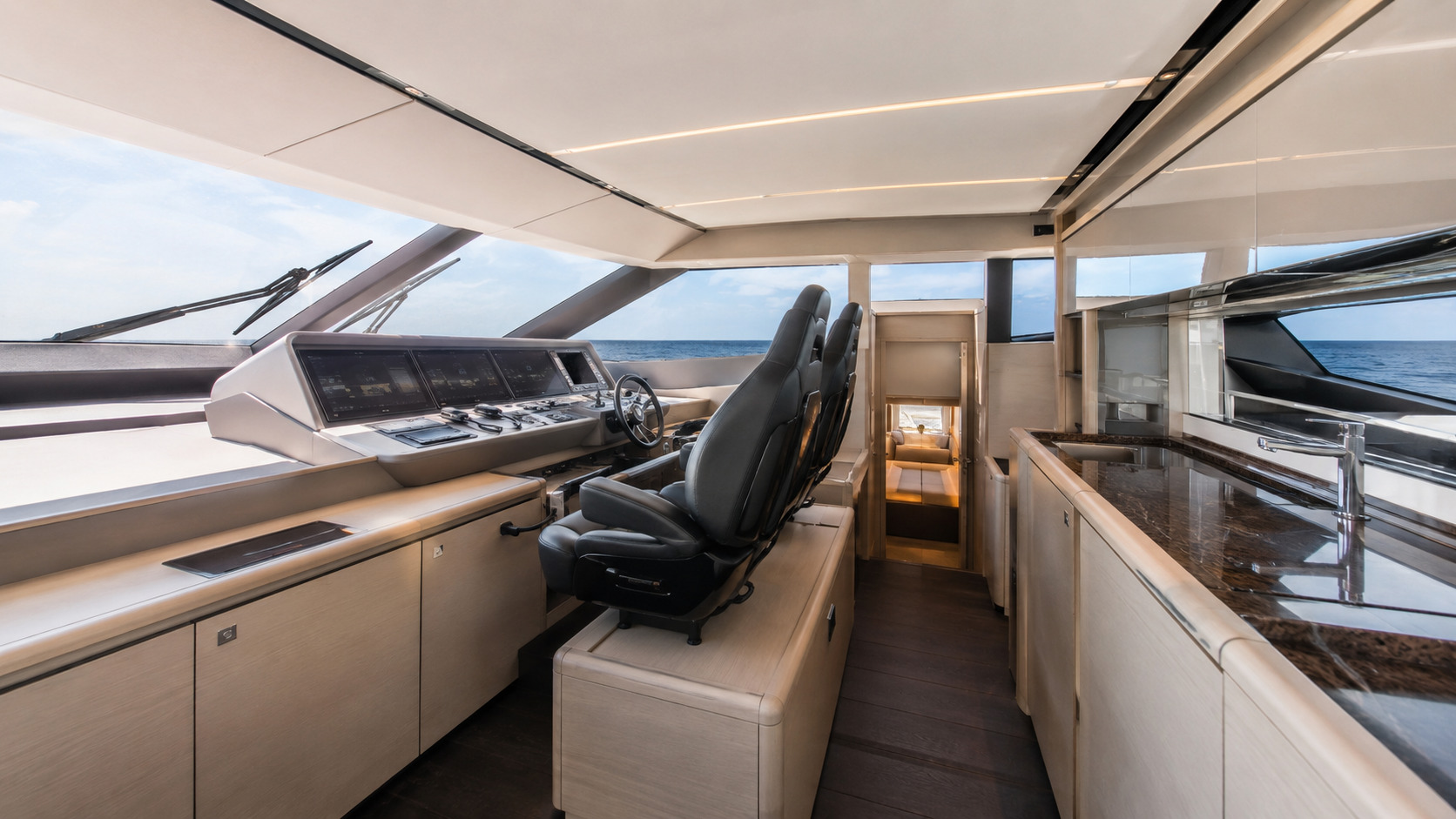 azimut fly 78 helm galley transition 01