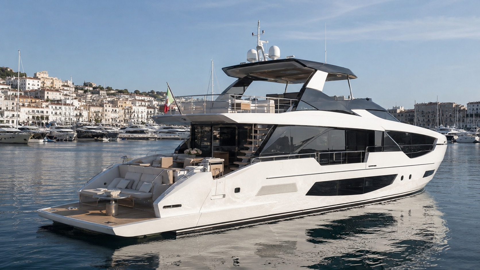 azimut grande 27m stern terrace 01