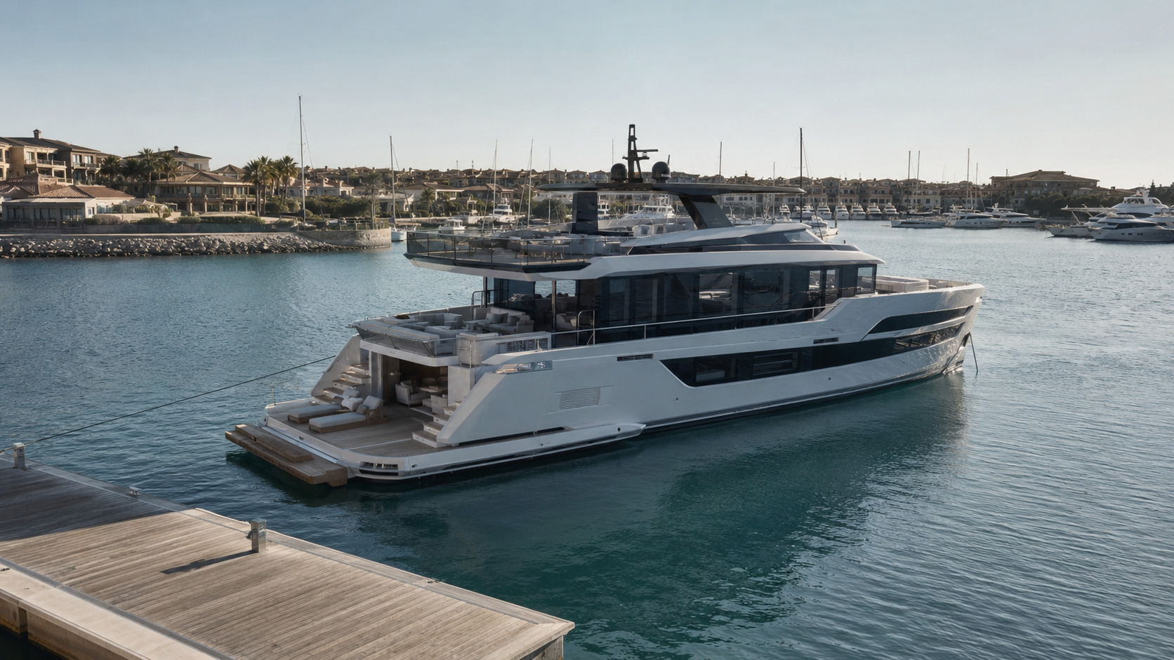 azimut grande 32m stern terrace 01