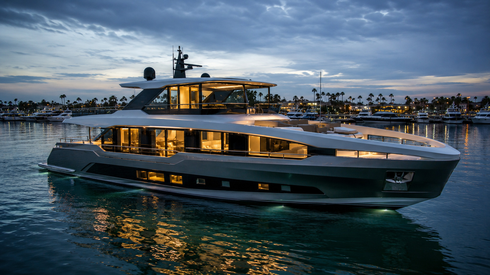 azimut grande 32m twilight marina arrival 01