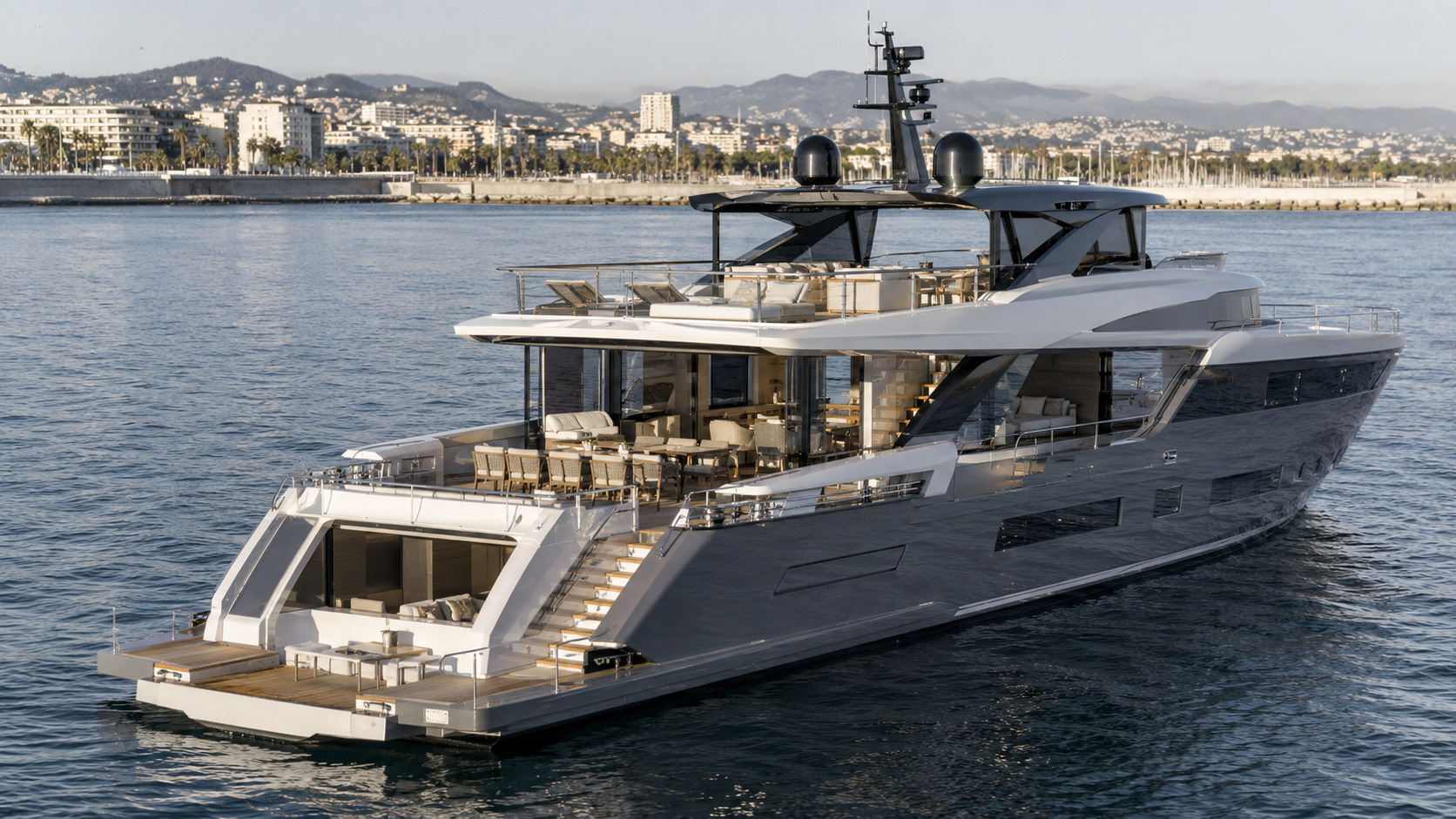 azimut grande 36m stern terrace 01