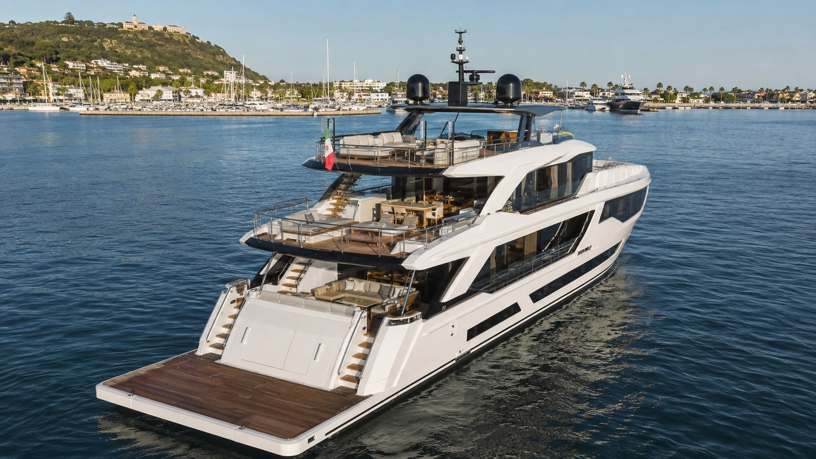 azimut grande 36m stern terrace 02