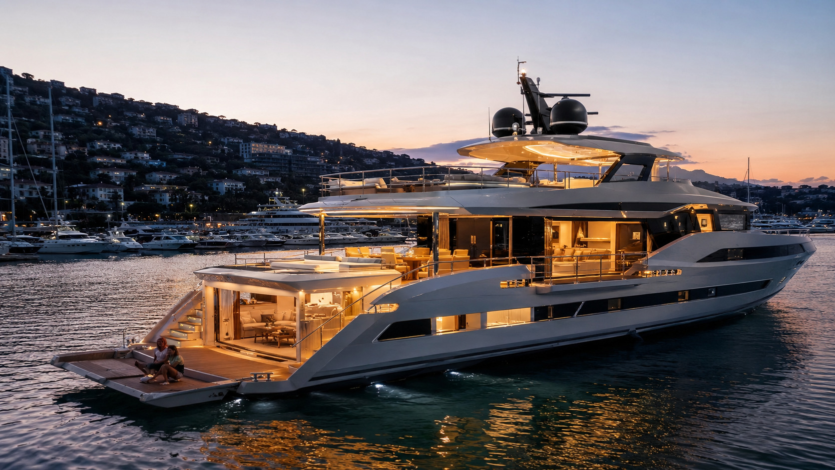 azimut grande 36m twilight marina arrival 01