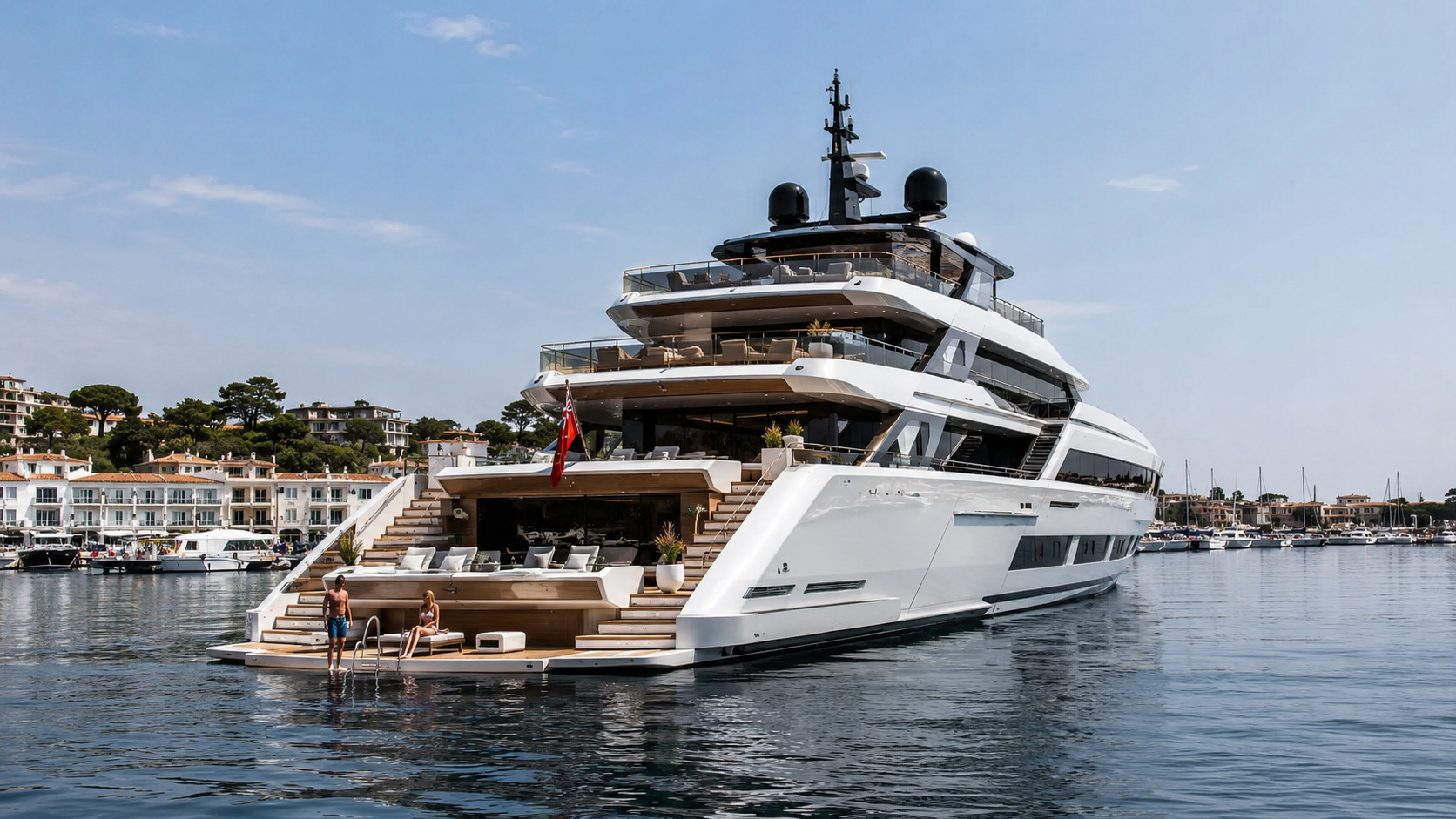 azimut grande trideck waterline arrival 01