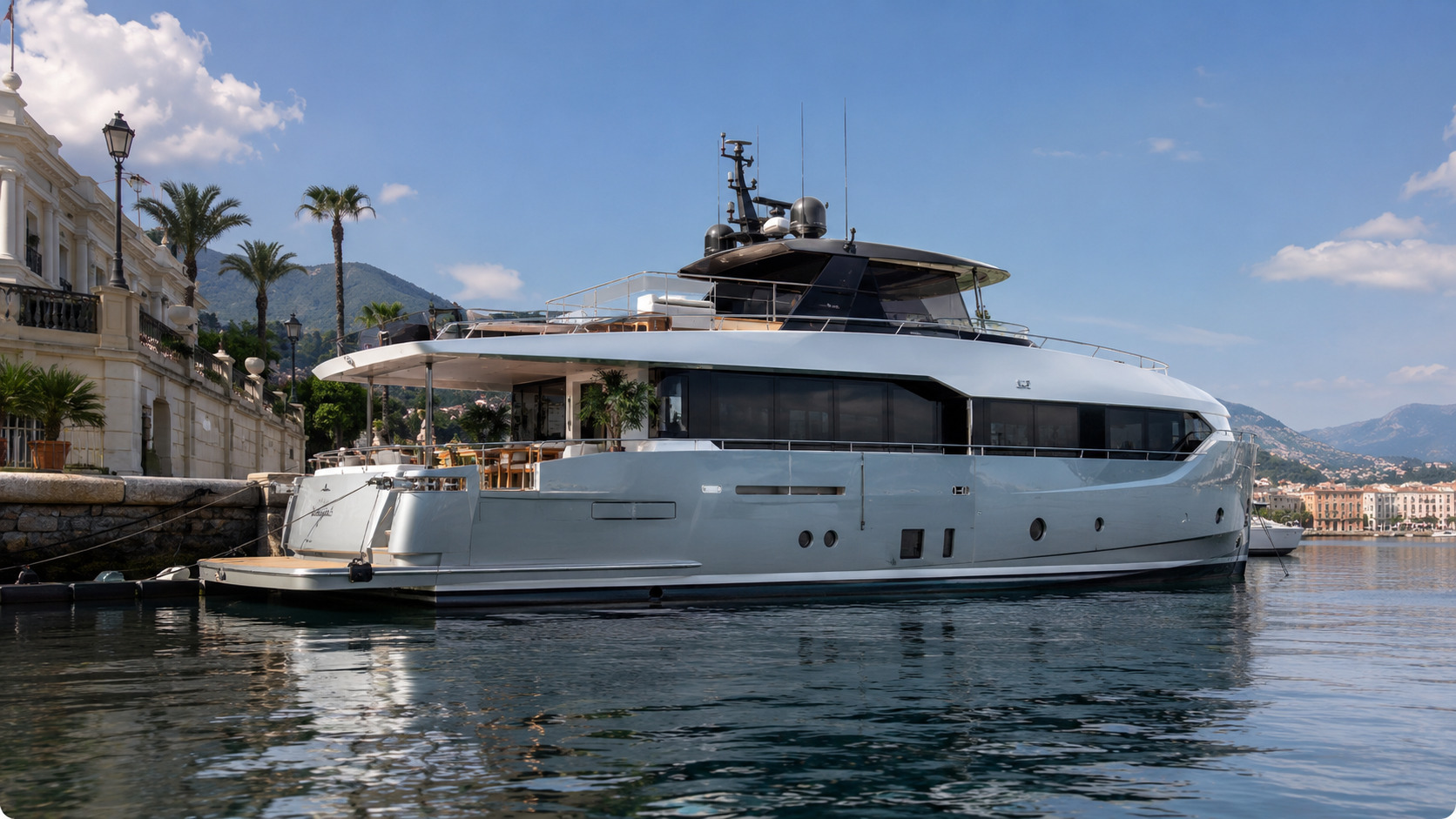 azimut magellano 25m marina dockside profile 01
