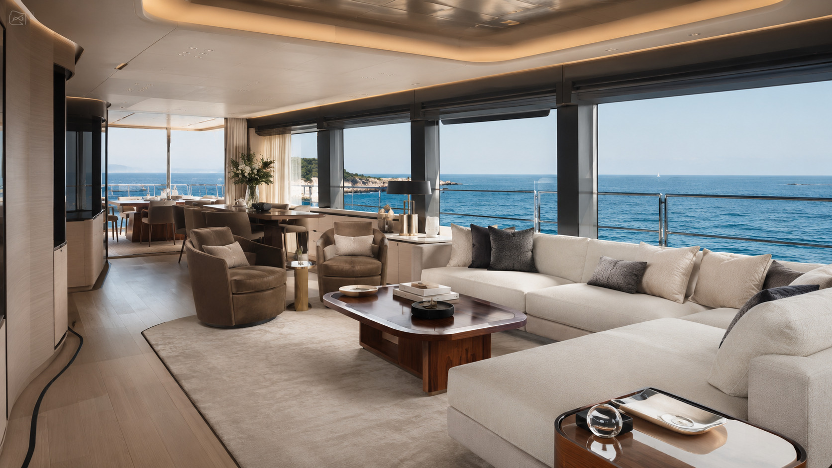azimut magellano 25m salon panoramic windows 01