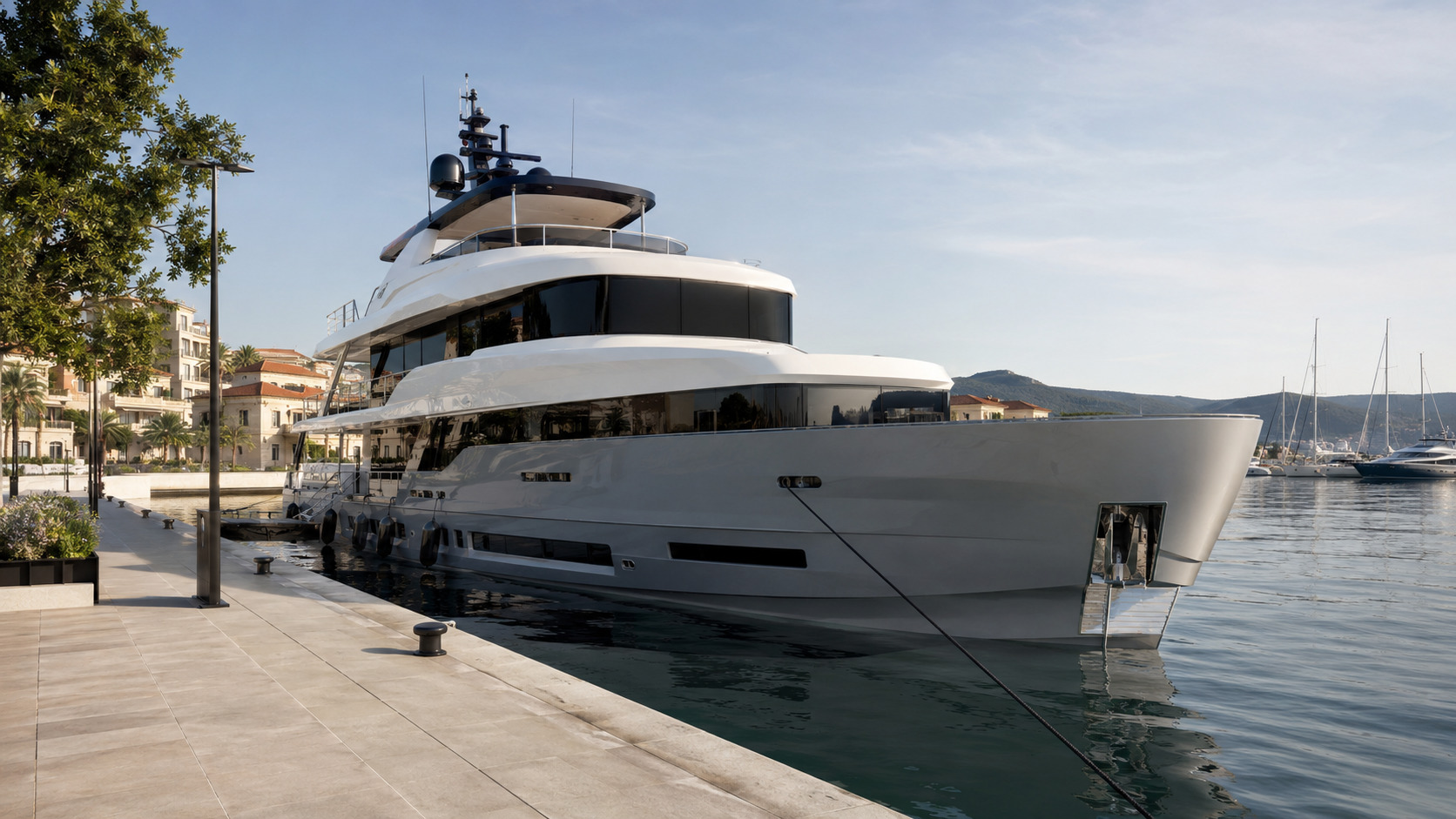 azimut magellano 27m prj marina dockside profile 02