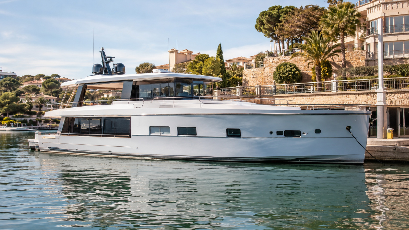 azimut magellano 60 marina dockside profile 01