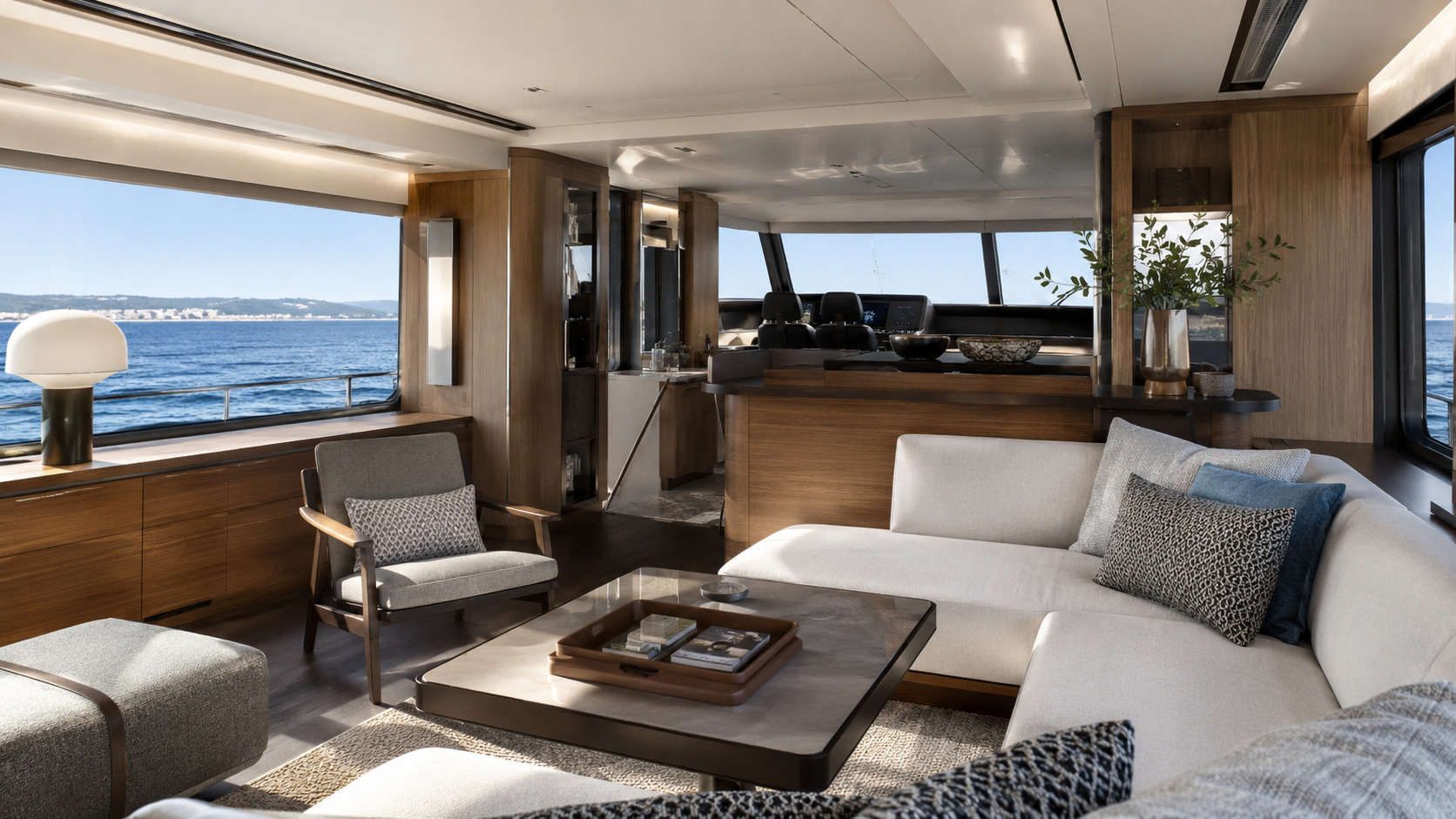 azimut magellano 60 salon panoramic windows 02