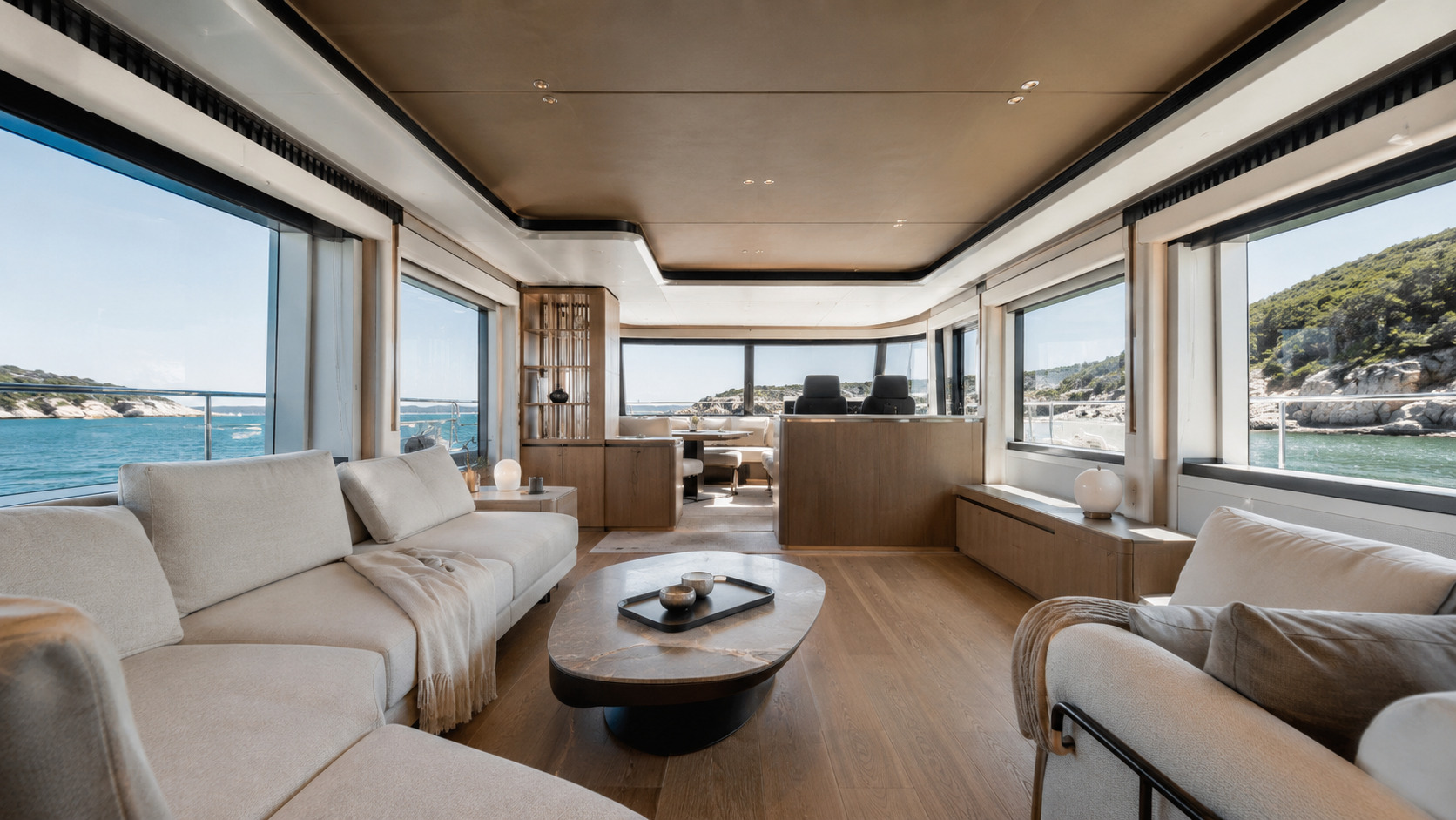 azimut magellano 66 salon panoramic windows 01