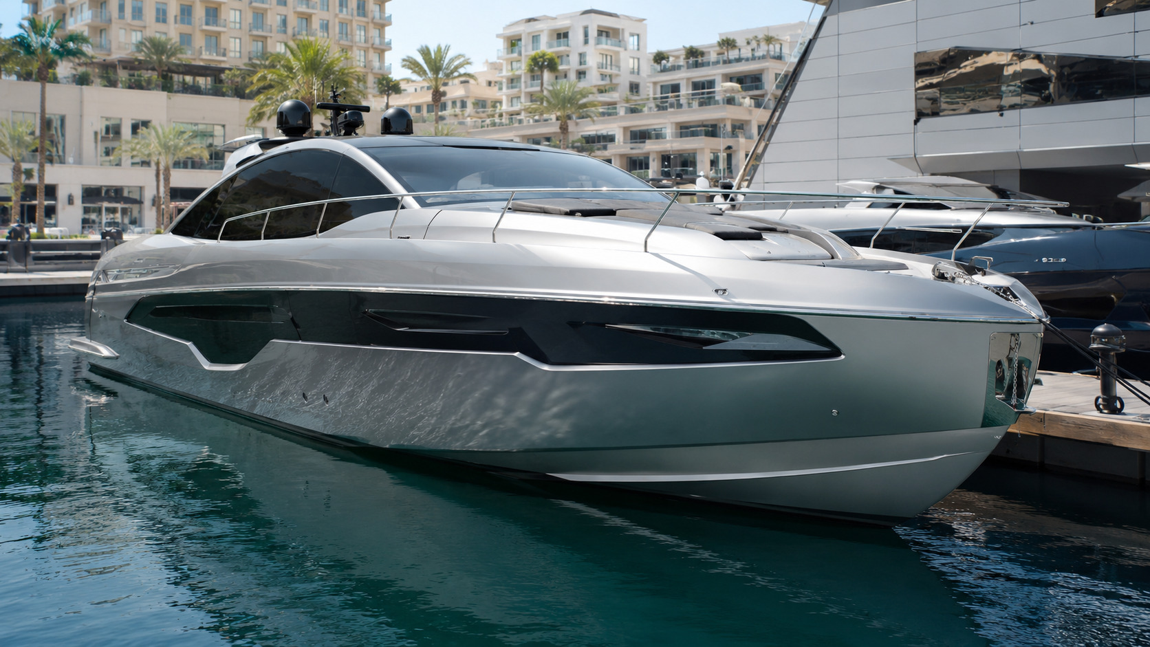 azimut s6 bow quarter dockside 01