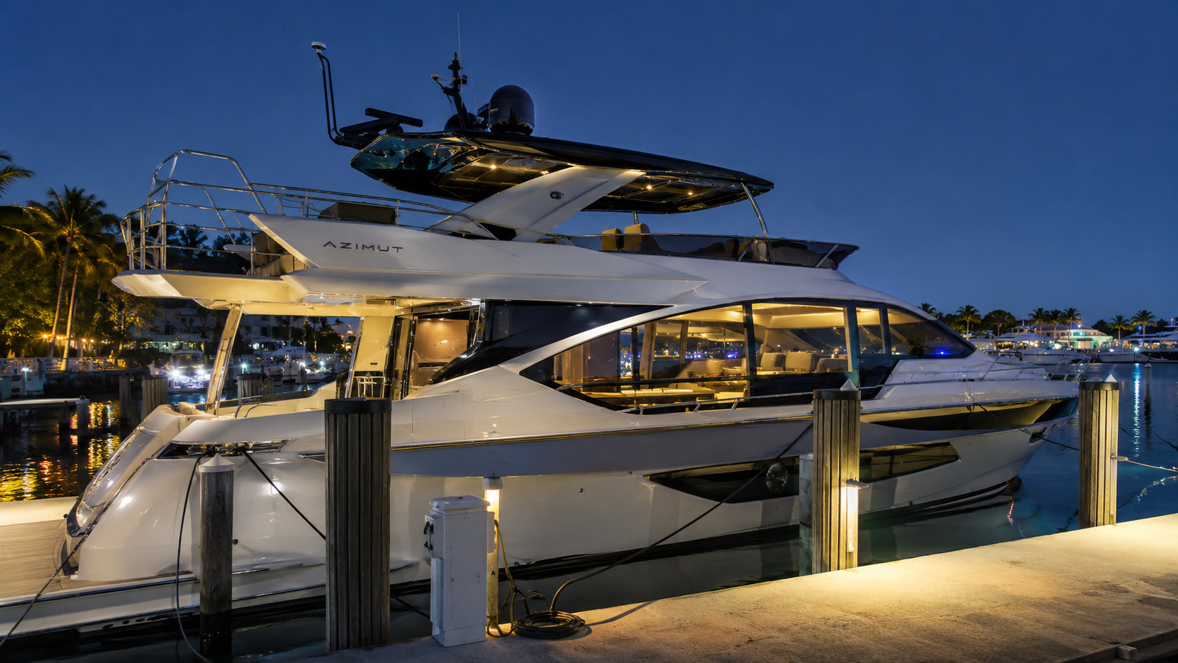 azimut s6 nightfall marina arrival 02