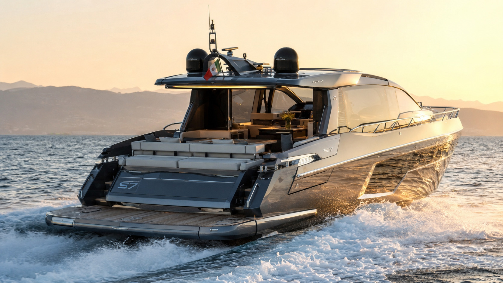 azimut s7 stern quarter performance 01