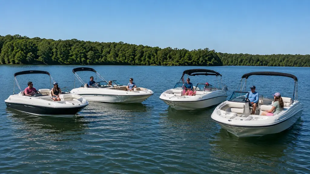 bayliner deck boat