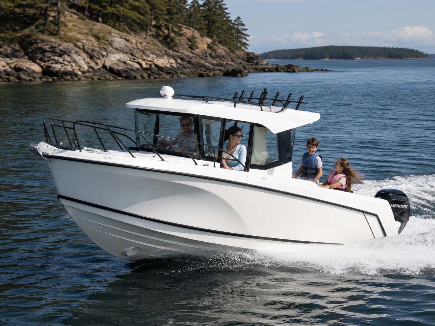 bayliner t23 pilothouse family coastal cruising 06