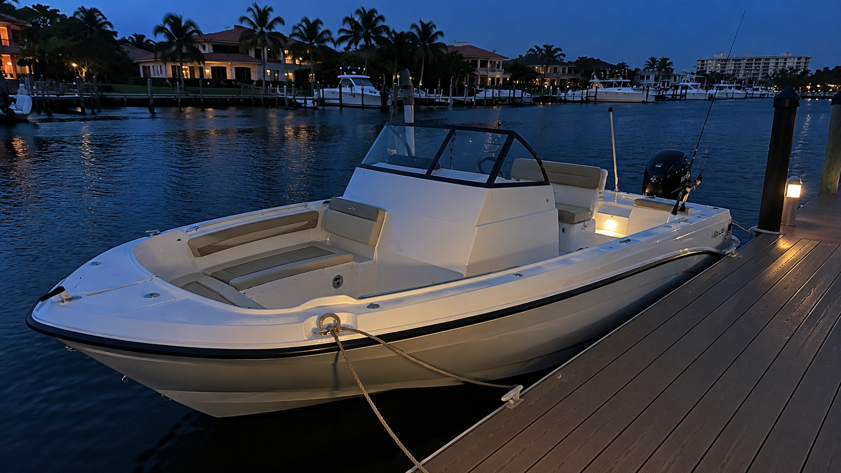 bayliner trophy side console