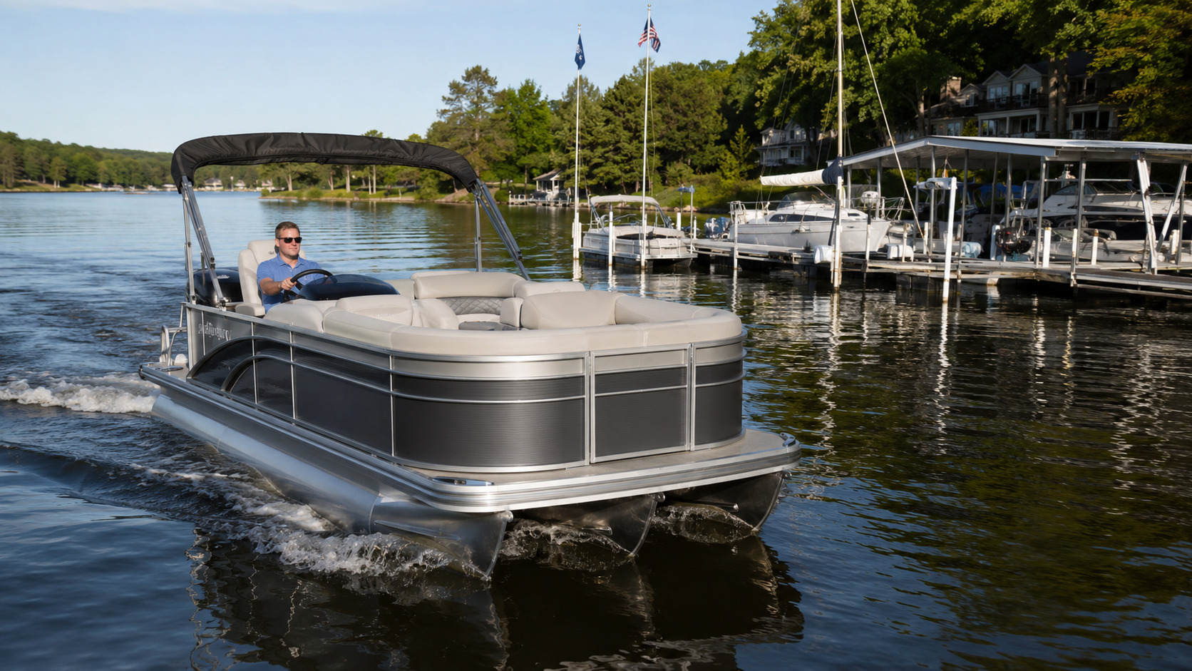 bennington 21 mfb premium marina approach 01