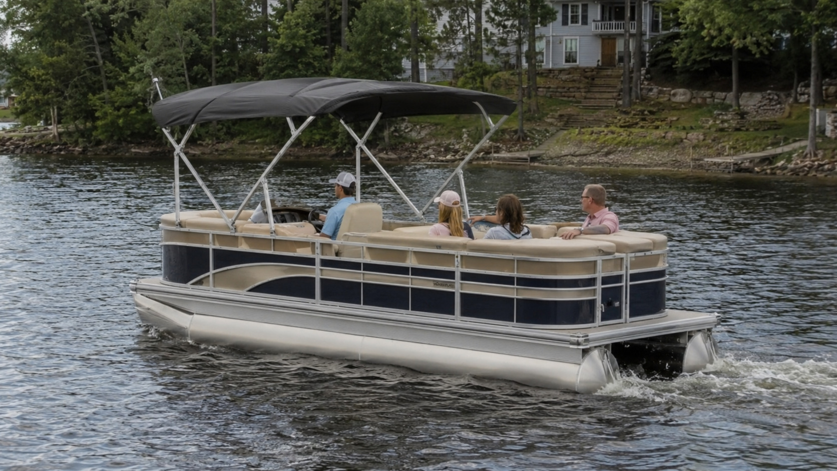 bennington 21 sx line relaxed cruising 17