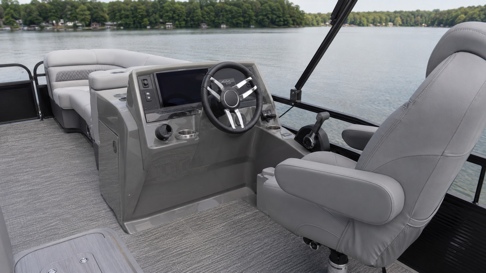 bennington 22 lxssb interior helm 01