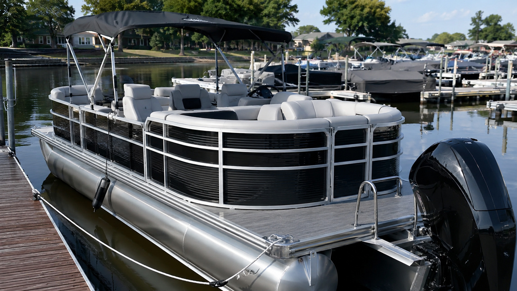 bennington 22 s line dockside 01
