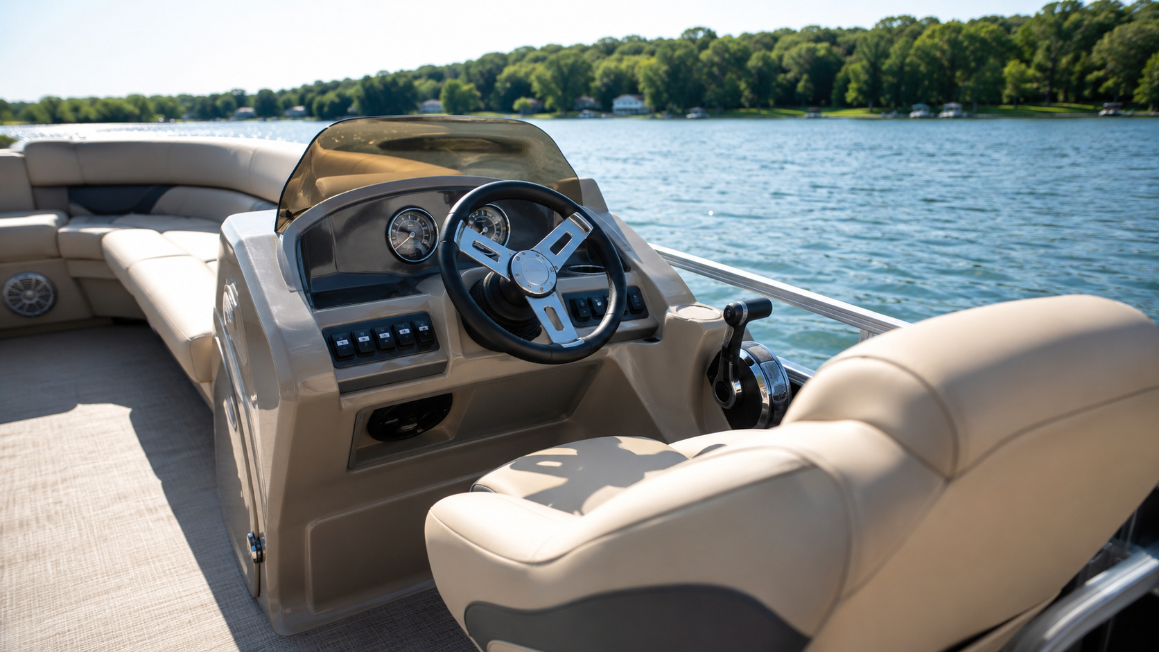 bennington 22 s one helm detail 01