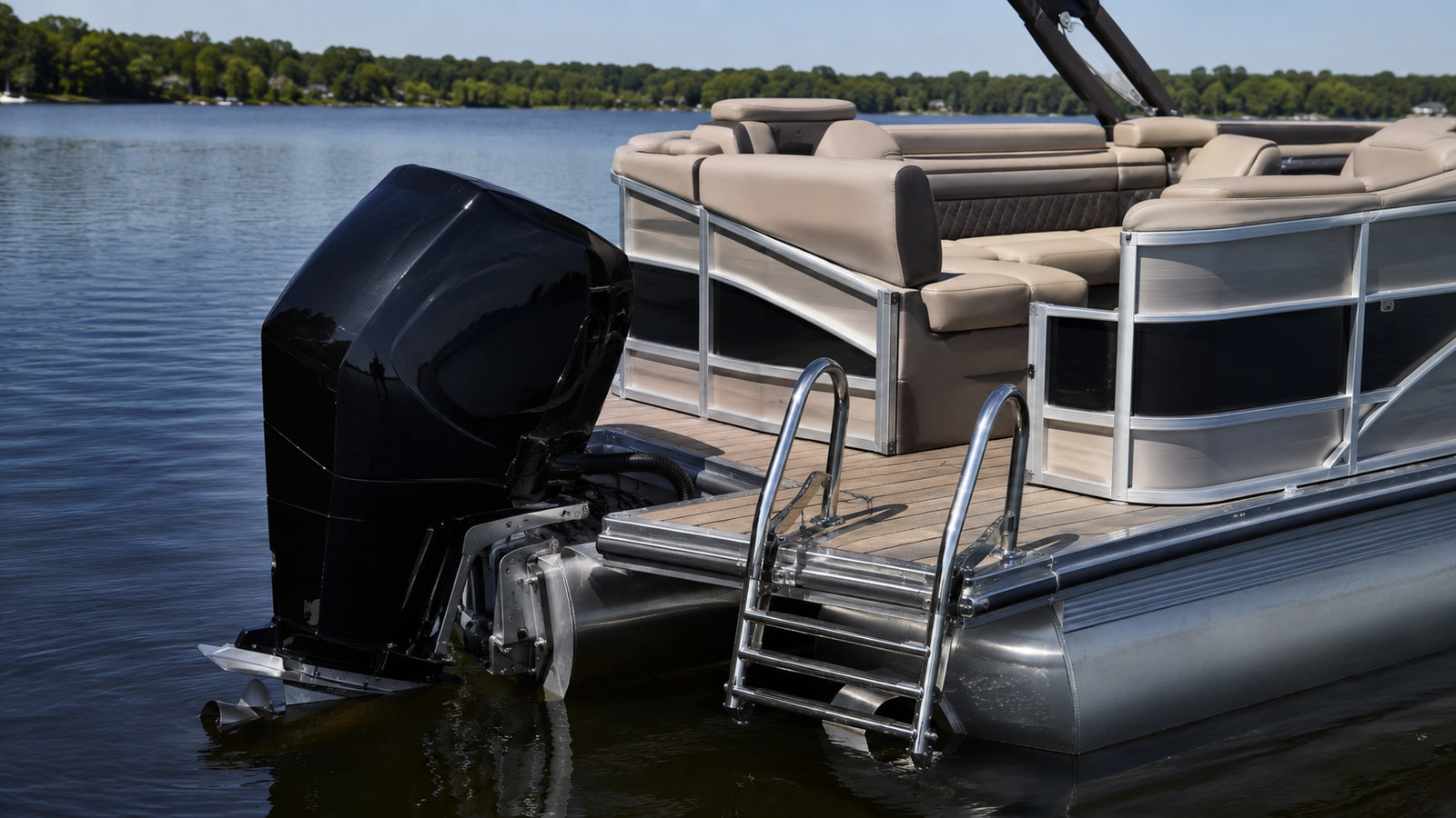 bennington 23 lfb swim platform 01