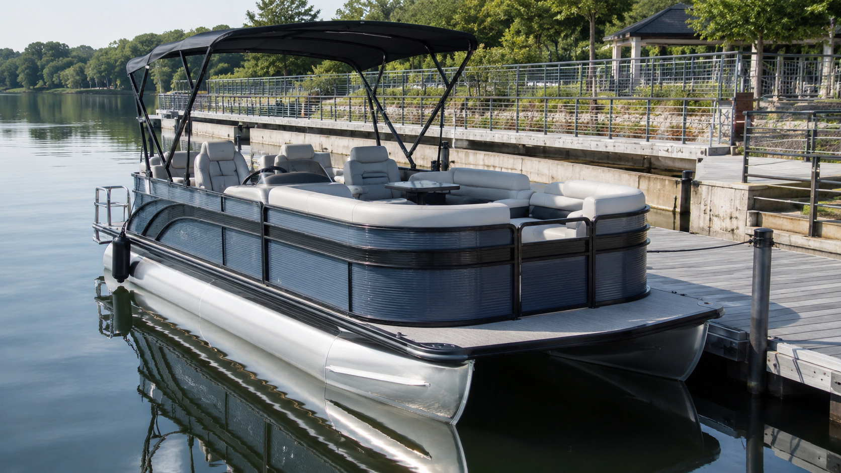 bennington 23 msb marina side angle 01