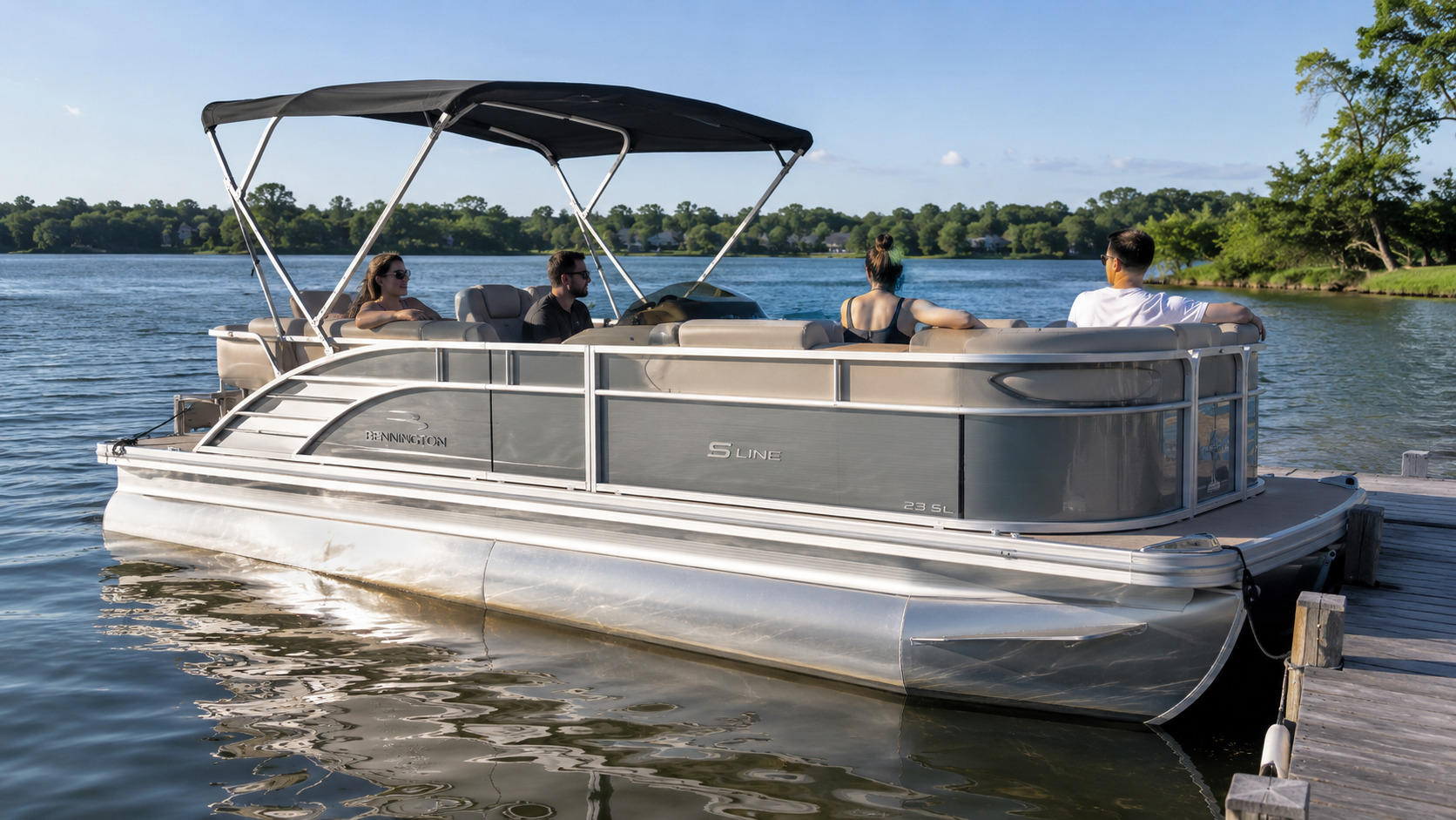 bennington 23 s line family lake day 01