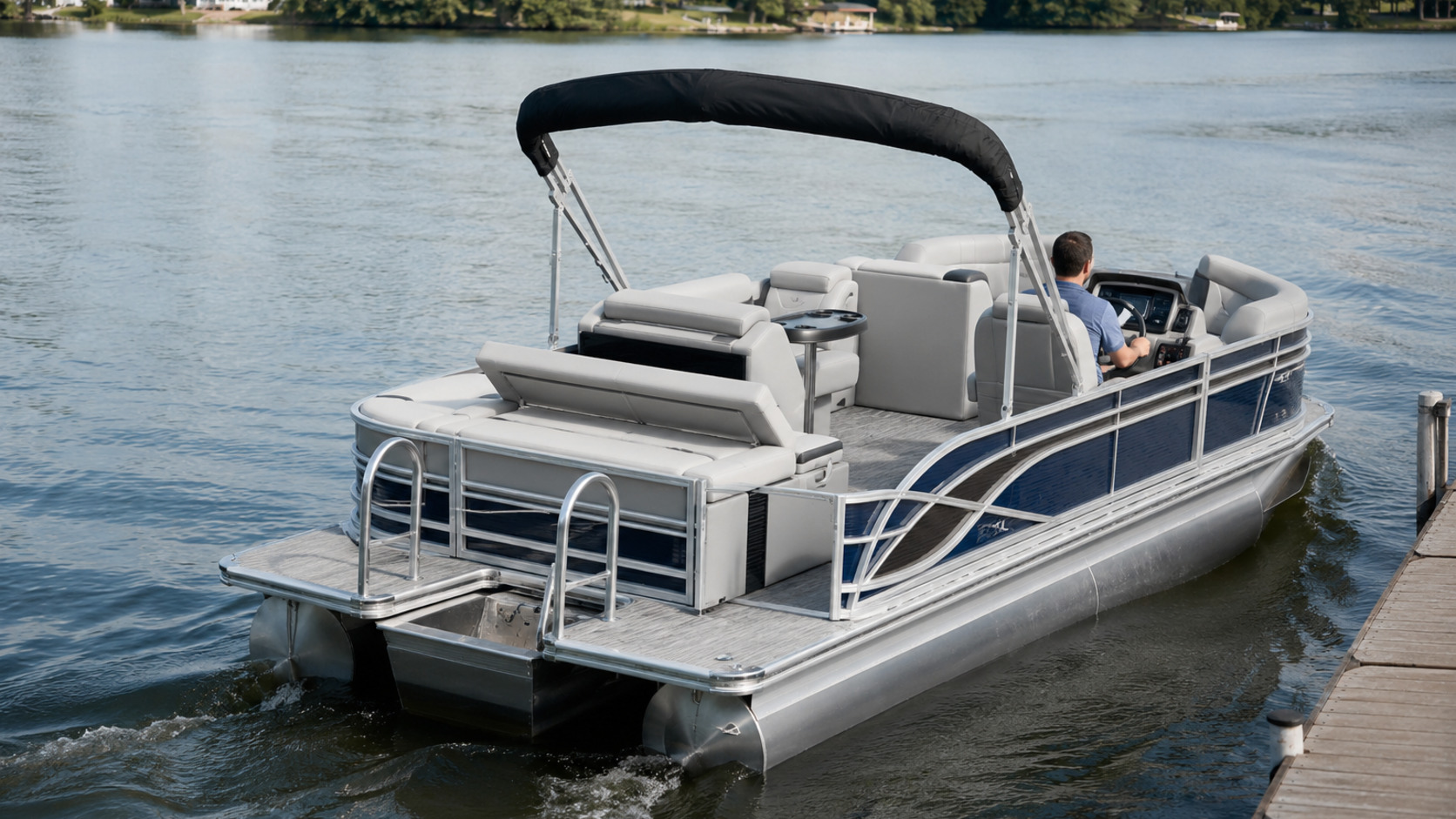 bennington 23 sx line dock departure 14