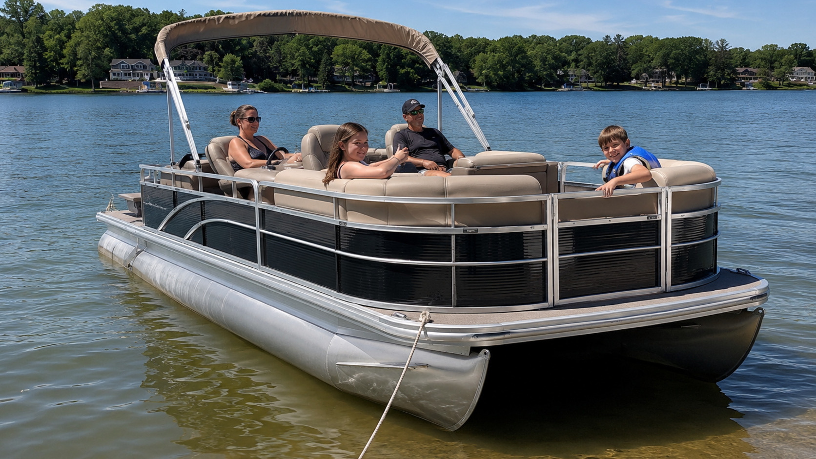 bennington 23 sx line family lake day 08