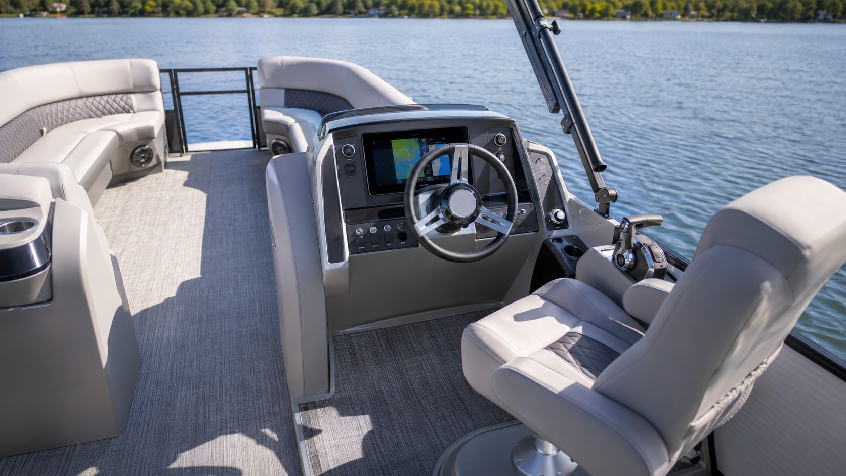 bennington 24 lxssb interior helm 01