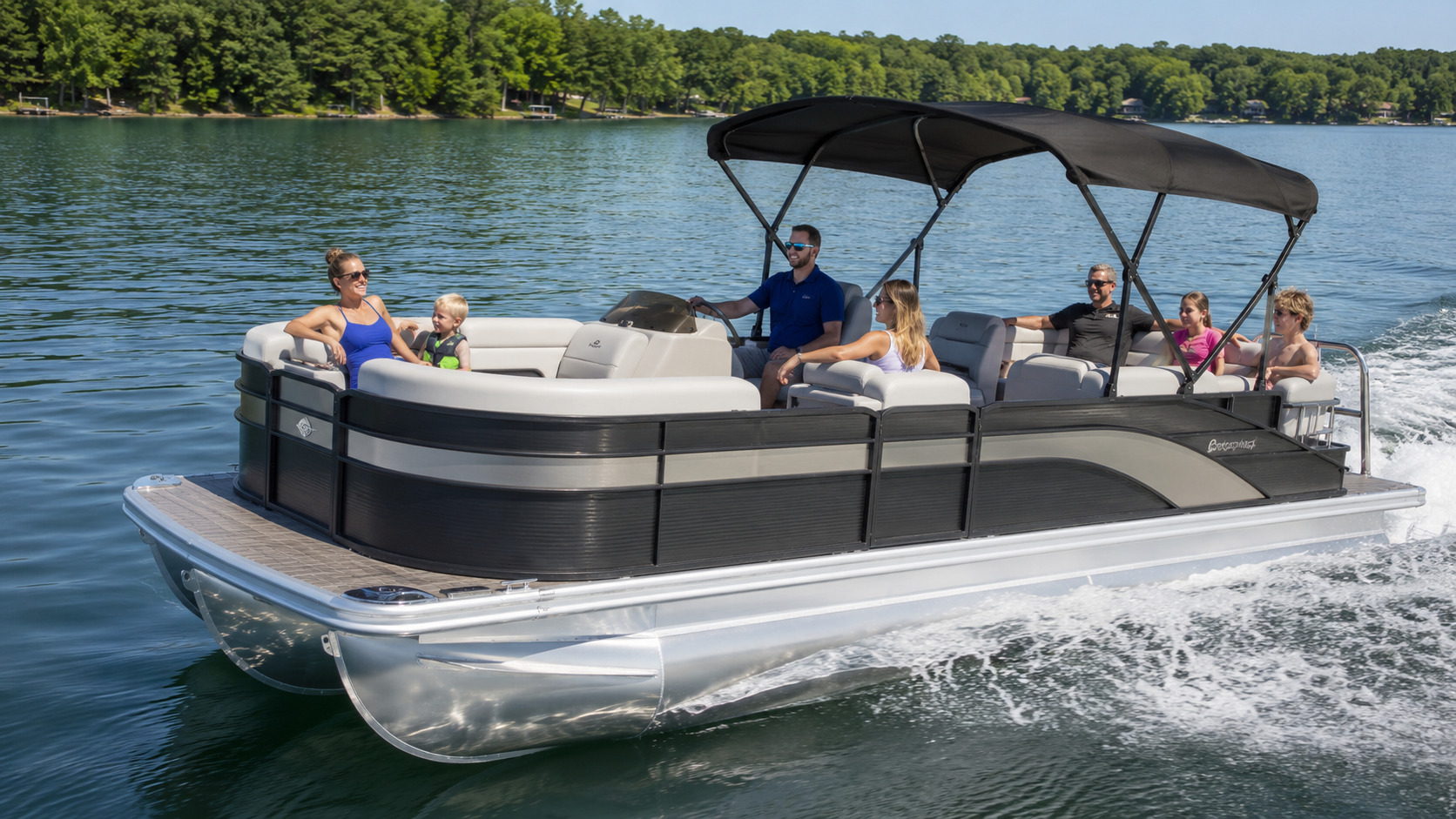 bennington 24 mfb family cruising lifestyle 01