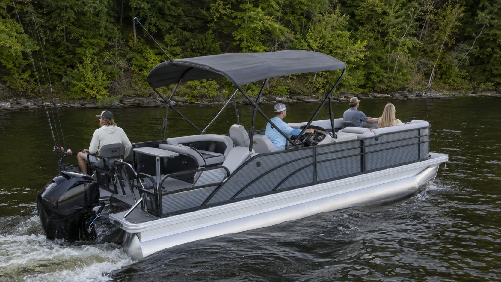 bennington 25 lsapg relaxed cruising 17