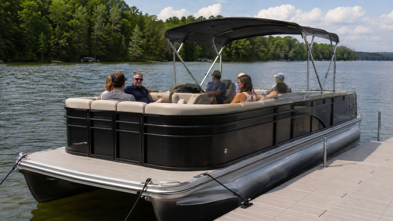 bennington 25 s line family lake day 01