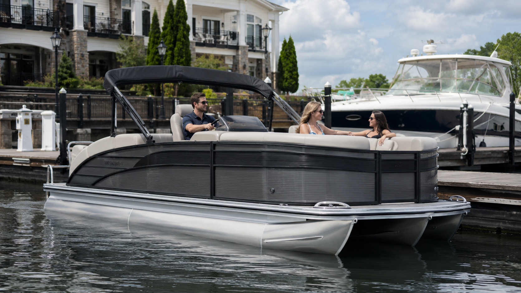 bennington 26 lxsfb dock departure 01