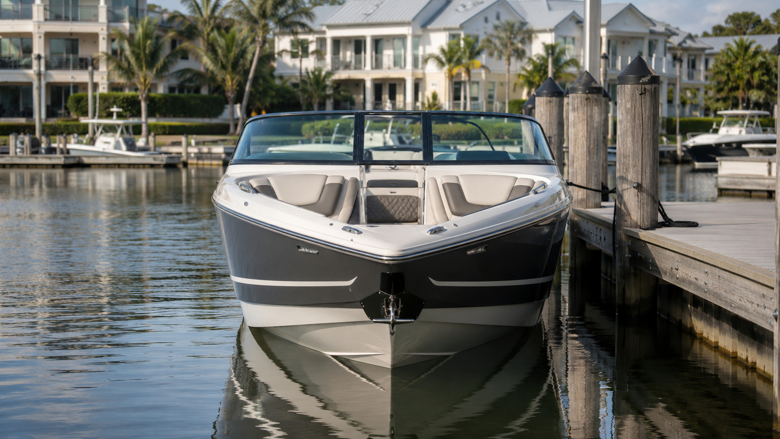 chaparral gts gts 6 bow on dockside 19