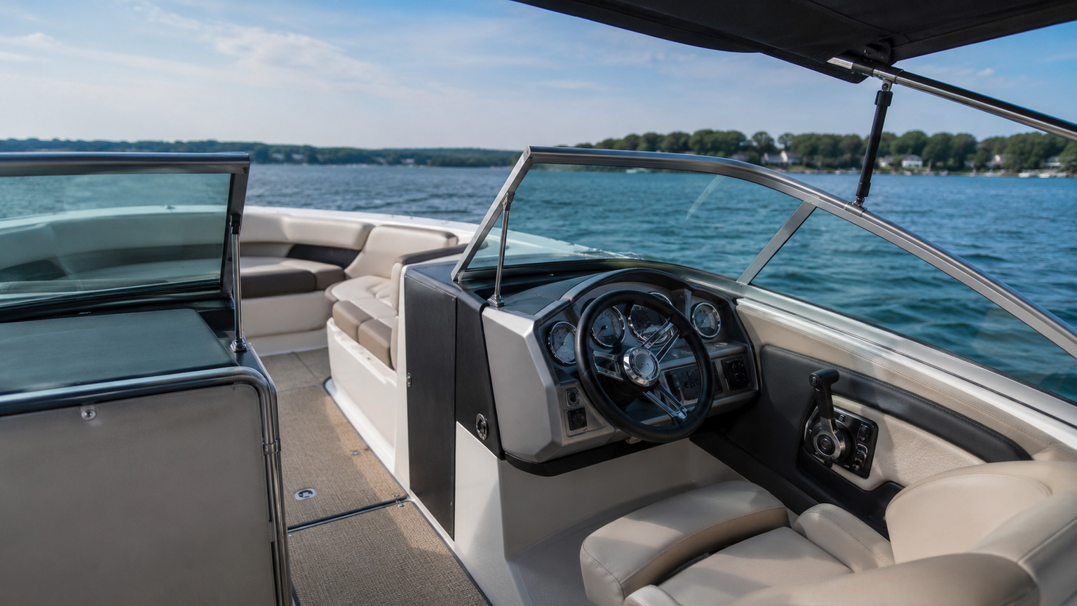 chaparral ssi 23 ssi helm passenger view 20