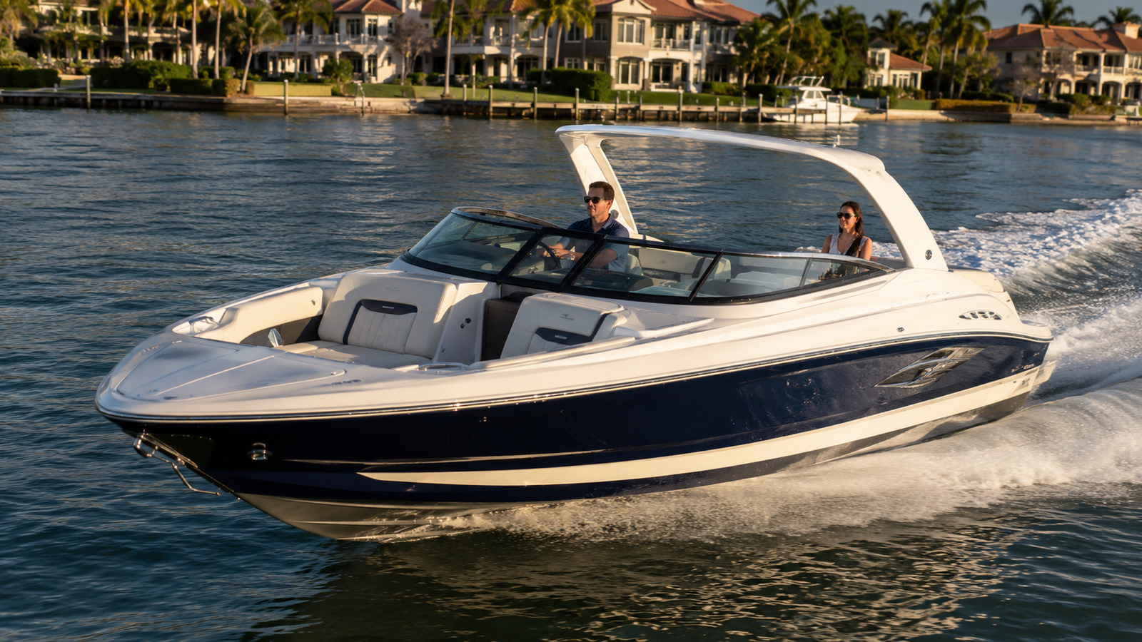 formula boats 330 crossover bowrider hero exterior underway 01