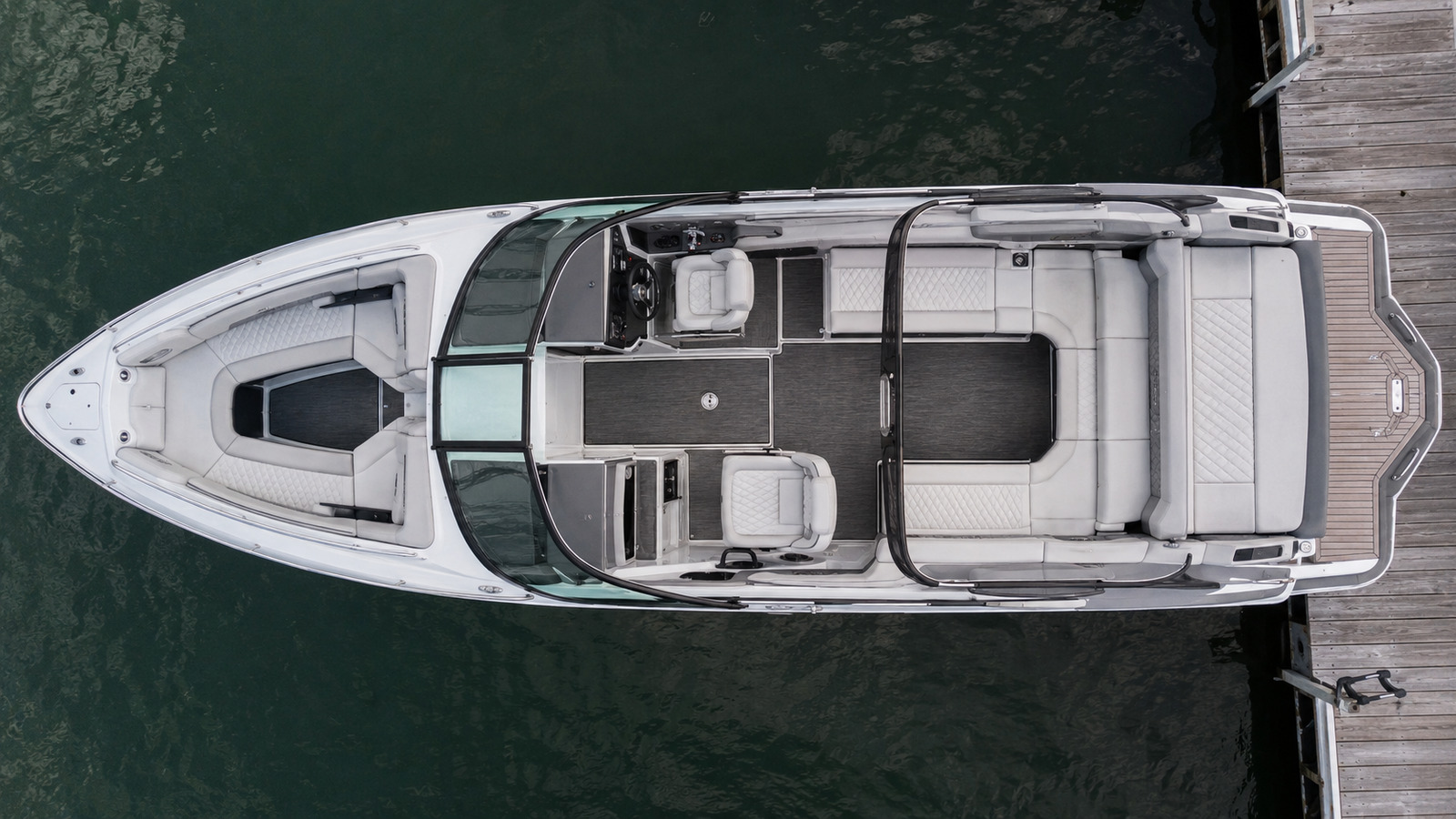 formula boats 350 crossover bowrider overhead layout 15