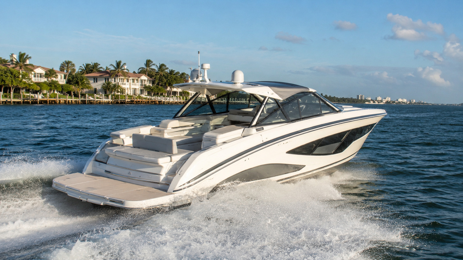 formula boats 380 super sport crossover rear quarter running 03