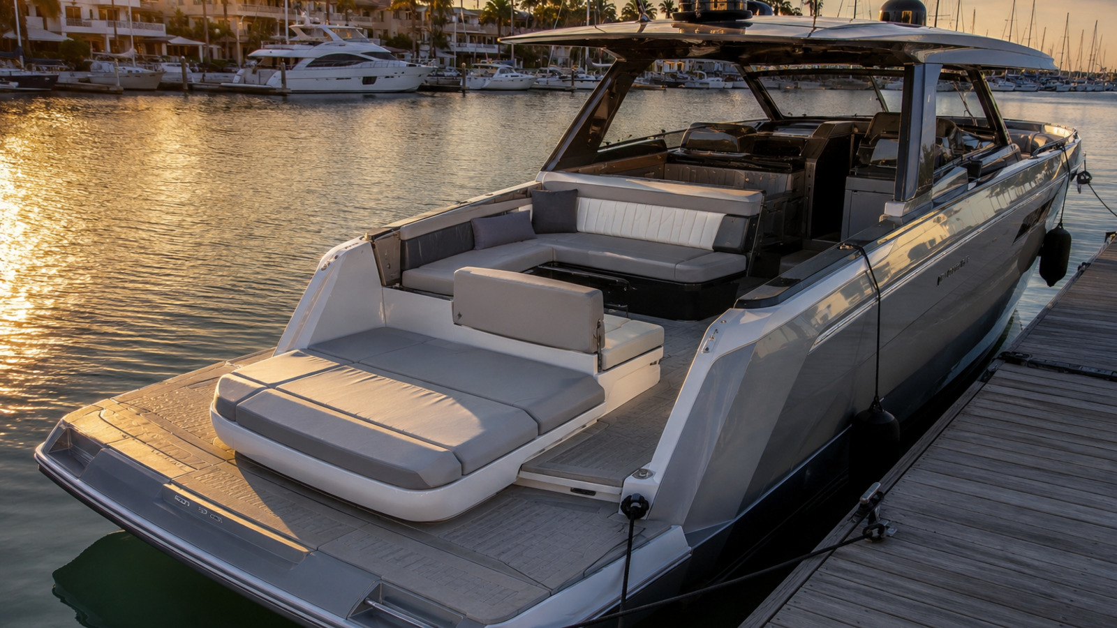 formula boats 400 super sport crossover starboard dockside stern 17