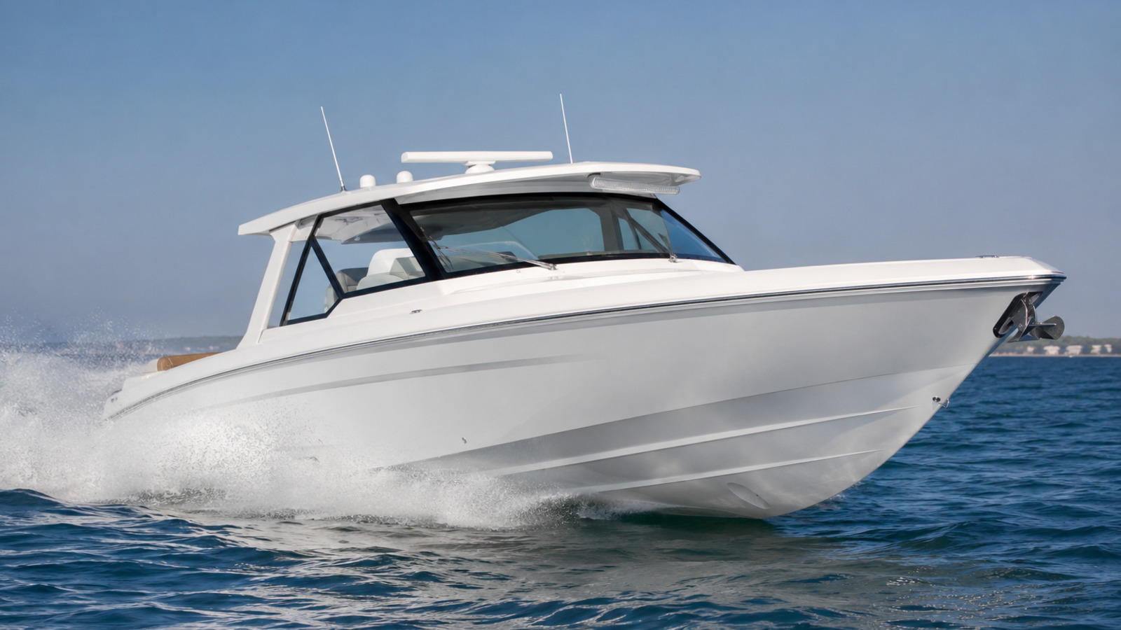 formula boats 430 super sport crossover front quarter performance running 02