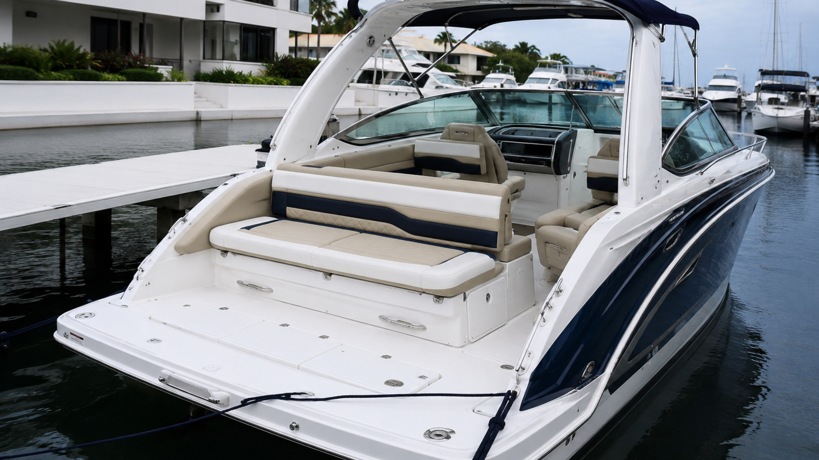 formula boats bowrider 270 bowrider starboard dockside stern 18