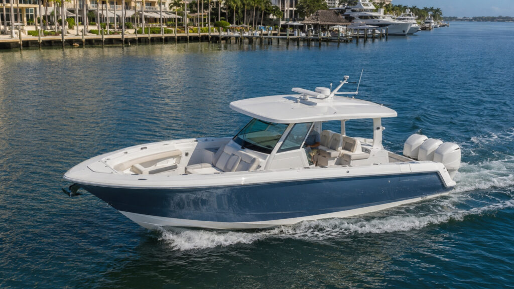 formula boats center console 387 center console sport elevated wide exterior 05