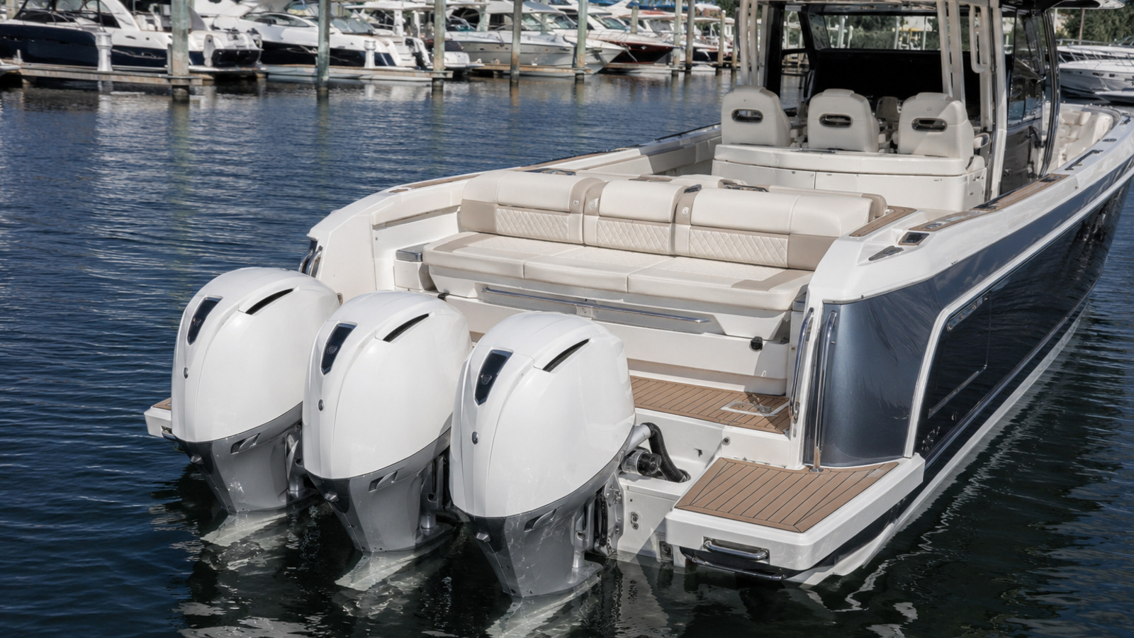 formula boats center console 387 center console sport transom engine angle 08