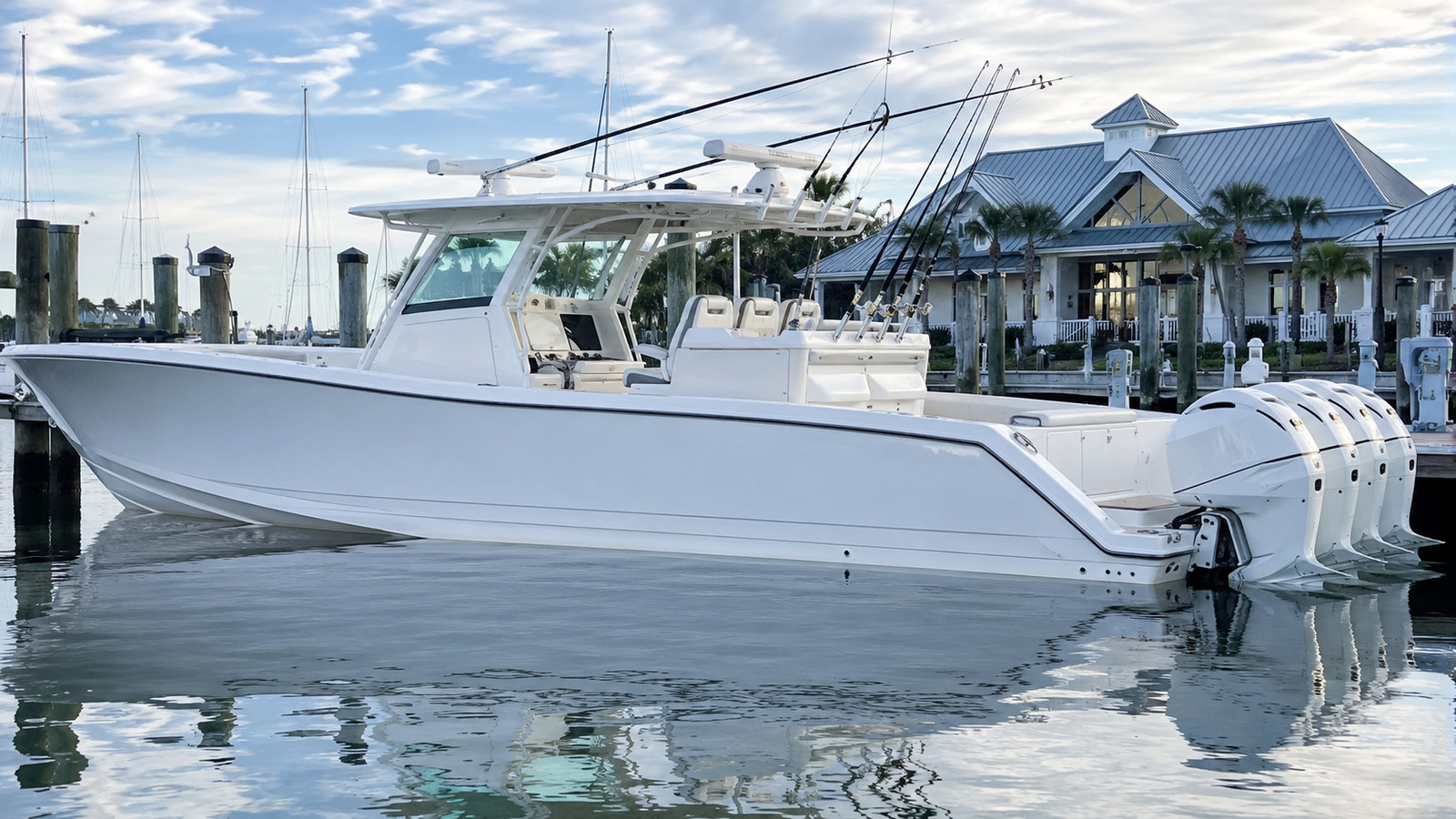 formula boats center console 457 center console fish dockside luxury profile 04